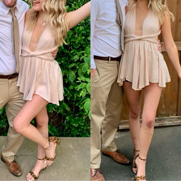 Convertible Tie Romper - Picture 5 of 8